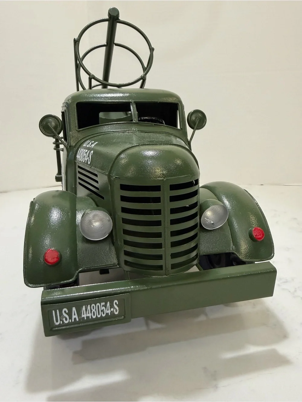 The Peacekeeper Military Truck Camouflage Metal Decanter